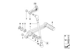Goto diagram: BMW Classic Motorbike Model K 1300 GT (0538,0539)( ECE ), Category 23.41 External gearshift parts/Shift lever :: Diagram: 23_1080