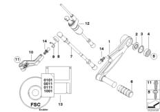 Goto diagram: BMW Classic Motorbike Model A15 (9884)( USA ), Category 23.41 External gearshift parts/Shift lever :: Diagram: 23_1083