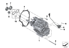 Goto diagram: BMW Classic Motorbike Model K 1600 GTL Excl. (0603, 0613)( ECE ), Category 23.05 Manual gearbox :: Diagram: 23_1161