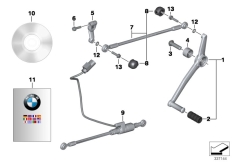 Goto diagram: BMW Classic Motorbike Model S 1000 R (0D22)( BRA ), Category 23.41 External gearshift parts/Shift lever :: Diagram: 23_1209