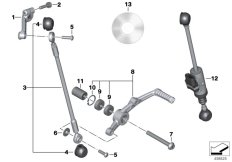Goto diagram: BMW Classic Motorbike Model S 1000 RR 15 (0D40)( THA ), Category 23.41 Outer gearshift parts :: Diagram: 23_1304