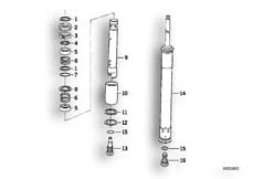 Goto diagram: BMW Classic Motorbike Model K 1 (0525,0535)( ECE ), Category 31.10 Damper :: Diagram: 31S0324