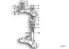 Goto diagram: BMW Classic Motorbike Model R 80 GS( ECE ), Category 31.10 Fork bridge :: Diagram: 31_0320