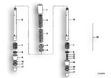 Goto diagram: BMW Classic Motorbike Model K 75 85 (0562,0571)( ECE ), Category 31.10 Damper, sport :: Diagram: 31_0369