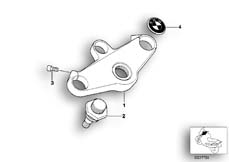 Goto diagram: BMW Classic Motorbike Model R 1100 S 98 (0422,0432)( ECE ), Category 31.42 Upper fork cross brace :: Diagram: 31_0433