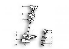 Goto diagram: BMW Classic Motorbike Model R67( ECE ), Category 31.20 Fork suspension :: Diagram: 31_0483