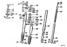 Goto diagram: BMW Classic Motorbike Model R24( ECE ), Category 31.05 TELESCOPE FORK :: Diagram: 31_0484