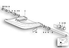 Goto diagram: BMW Classic Motorbike Model R 1150 GS 00 (0415,0495)( USA ), Category 31.42 Trailing arm :: Diagram: 31_0531