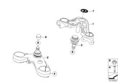 Goto diagram: BMW Classic Motorbike Model HP2 Sport (0458, 0468)( ECE ), Category 31.42 Fork bridge :: Diagram: 31_0820