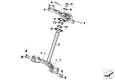 Goto diagram: BMW Classic Motorbike Model C evolution (0C03)( ECE ), Category 31.42 Fork bridge :: Diagram: 31_1120