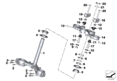 Goto diagram: BMW Classic Motorbike Model S 1000 R 17 (0D82)( THA ), Category 31.42 Fork bridge :: Diagram: 31_1340