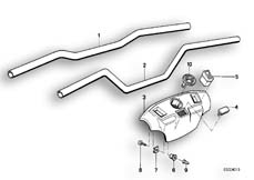Goto diagram: BMW Classic Motorbike Model R 65 (35KW)( ECE ), Category 32.05 Handlebar :: Diagram: 32_0768