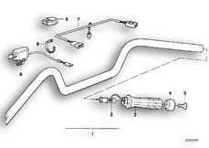 Goto diagram: BMW Classic Motorbike Model R 80 R Mystik 94( ECE ), Category 32.15 Retrofit kit, heated handle :: Diagram: 32_0802