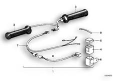 Goto diagram: BMW Classic Motorbike Model R 100 RS( USA ), Category 32.15 Retrofit kit, heated handle :: Diagram: 32_0808