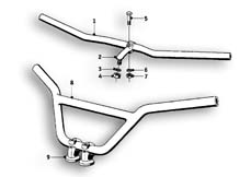Goto diagram: BMW Classic Motorbike Model R50/2( USA ), Category 32.05 Handlebar :: Diagram: 32_1147