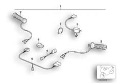 Goto diagram: BMW Classic Motorbike Model F 650 97 (0162)( ECE ), Category 32.71 Retrofit kit, heated handle :: Diagram: 32_1252