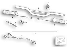 Goto diagram: BMW Classic Motorbike Model F 650 CS 04 (0177,0187)( USA ), Category 32.71 Installation kit, handle, heated :: Diagram: 32_1342