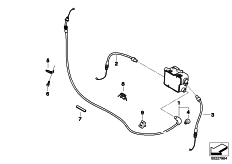 Goto diagram: BMW Classic Motorbike Model R 1200 RT 10 (0430,0440)( USA ), Category 32.73 bowden cables :: Diagram: 32_1941