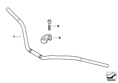 Goto diagram: BMW Classic Motorbike Model R 1200 Montauk 03 (0309,0319)( ECE ), Category 32.71 Handlebar :: Diagram: 32_1958