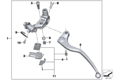 Goto diagram: BMW Classic Motorbike Model S 1000 R (0D42)( BRA ), Category 32.72 Clutch control assembly :: Diagram: 32_2336