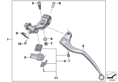Goto diagram: BMW Classic Motorbike Model S 1000 RR 15 (0D40)( THA ), Category 32.72 Clutch control assembly :: Diagram: 32_2364