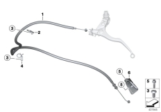 Goto diagram: BMW Classic Motorbike Model S 1000 XR (0D03, 0D13)( USA ), Category 32.73 Clutch cable :: Diagram: 32_2390