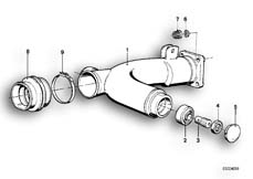 Goto diagram: BMW Classic Motorbike Model R 80 ST( USA ), Category 33.15 Rear wheel swinging arm :: Diagram: 33_0612
