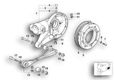 Goto diagram: BMW Classic Motorbike Model R 1100 S 98 (0422,0432)( ECE ), Category 33.76 Rear-axle-drive parts :: Diagram: 33_0854