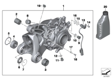Goto diagram: BMW Classic Motorbike Model R 1200 GS Adve. 10 (0470,0480)( ECE ), Category 33.74 Angle drive with ventilation :: Diagram: 33_1622