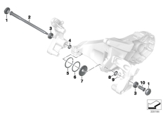 Goto diagram: BMW Classic Motorbike Model C 650 GT (0133, 0134)( USA ), Category 33.35 Rear swinging fork, bearing :: Diagram: 33_1687