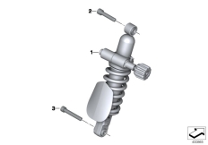 Goto diagram: BMW Classic Motorbike Model R 1200 RS (0A05, 0A15)( ECE ), Category 33.54 Spring strut, mounting parts :: Diagram: 33_1886