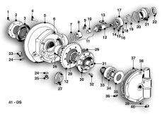 Goto diagram: BMW Classic Motorbike Model R61( ECE ), Category 33.05 Rear-axle-drive :: Diagram: 33p0002