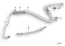Goto diagram: BMW Classic Motorbike Model R 80 TIC( ECE ), Category 34.05 Brake pipe, front :: Diagram: 34_0610