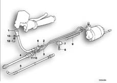 Goto diagram: BMW Classic Motorbike Model K 100 RS 83 (0502,0503,0513)( ECE ), Category 34.15 ANTI BLOCK SYSTEM (ABS) :: Diagram: 34_0636
