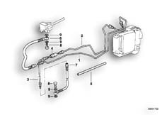 Goto diagram: BMW Classic Motorbike Model K 1100 RS (0522,0532)( ECE ), Category 34.32 BRAKE PIPE FRONT ABS :: Diagram: 34_0678