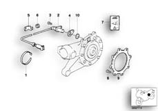 Goto diagram: BMW Classic Motorbike Model R 1100 GS 94 (0404,0409)( ECE ), Category 34.52 Wheel speed sensor, rear :: Diagram: 34_0686