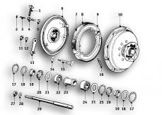 Goto diagram: BMW Classic Motorbike Model R25( ECE ), Category 34.05 Brakes :: Diagram: 34_0904