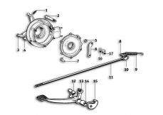 Goto diagram: BMW Classic Motorbike Model R24( ECE ), Category 34.10 Rear wheel brake :: Diagram: 34_0916