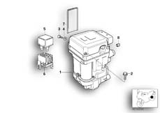 Goto diagram: BMW Classic Motorbike Model K 1200 RS 97 (0544,0554)( USA ), Category 34.51 Pressure modulator ABS :: Diagram: 34_0974