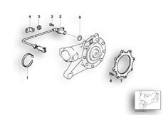 Goto diagram: BMW Classic Motorbike Model R 850 RT 02 (0417)( ECE ), Category 34.52 Wheel speed sensor, Integral ABS, rear :: Diagram: 34_0998