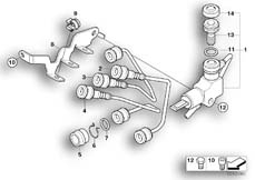 Goto diagram: BMW Classic Motorbike Model K 1200 RS 01 (0547,0557)( ECE ), Category 34.51 Press.modulator integ. ABS add-on parts :: Diagram: 34_1242