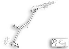 Goto diagram: BMW Classic Motorbike Model F 650 CS 04 (0177,0187)( USA ), Category 34.32 Brake pipe, front, not for ABS :: Diagram: 34_1256