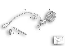 Goto diagram: BMW Classic Motorbike Model F 650 CS 02 (0174,0184)( ECE ), Category 34.52 Rear wheel brake, sensor/ring :: Diagram: 34_1259