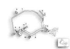 Goto diagram: BMW Classic Motorbike Model F 650 CS 04 (0177,0187)( ECE ), Category 34.32 Brake pipe, rear, not for ABS :: Diagram: 34_1263