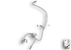 Goto diagram: BMW Classic Motorbike Model K 1300 R (0518,0519)( ECE ), Category 34.32 Brake pipe, front, without ABS :: Diagram: 34_1519