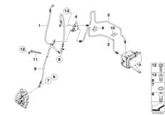 Goto diagram: BMW Classic Motorbike Model F 650 GS (0218,0228)( USA ), Category 34.32 BRAKE PIPE FRONT ABS :: Diagram: 34_1670