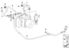 Goto diagram: BMW Classic Motorbike Model K 1300 S (0508,0509)( ECE ), Category 34.32 Brake pipe, rear, Integral ABS :: Diagram: 34_1730