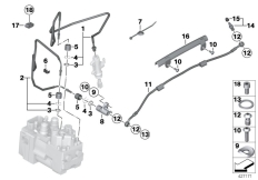 Goto diagram: BMW Classic Motorbike Model R 1200 ST (0328,0338)( ECE ), Category 34.32 Brake line, rear, I-ABS, Generation 1 :: Diagram: 34_1862