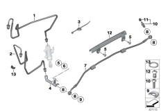 Goto diagram: BMW Classic Motorbike Model R 1200 ST (0328,0338)( ECE ), Category 34.32 Brake line, rear, I-ABS, Generation 2 :: Diagram: 34_1863