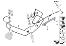 Goto diagram: BMW Classic Motorbike Model R nineT Scrambler (0J31, 0J33)( USA ), Category 34.32 Brake lines, front :: Diagram: 34_2438